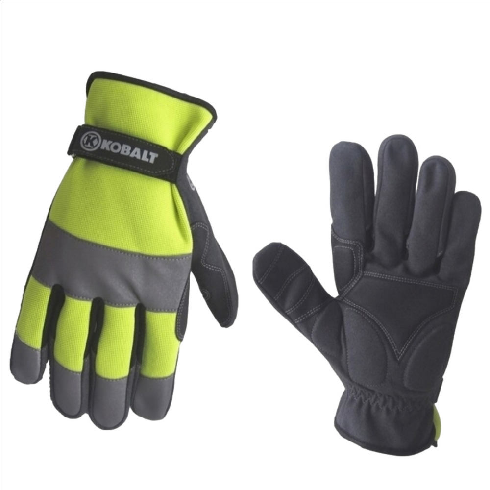 Kobalt High Visibility Safety Gloves Project Gloves Work Gloves Size Large New